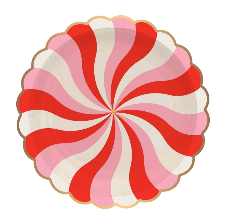 Hootyballoo Candy Paper Plates 8pcs/Pack - Image 1