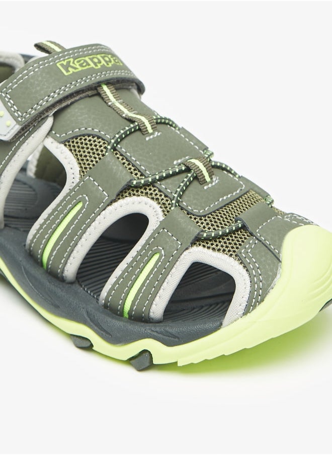 Kappa - Boys' Paneled Sandals with Hook and Loop Closure - Image 1