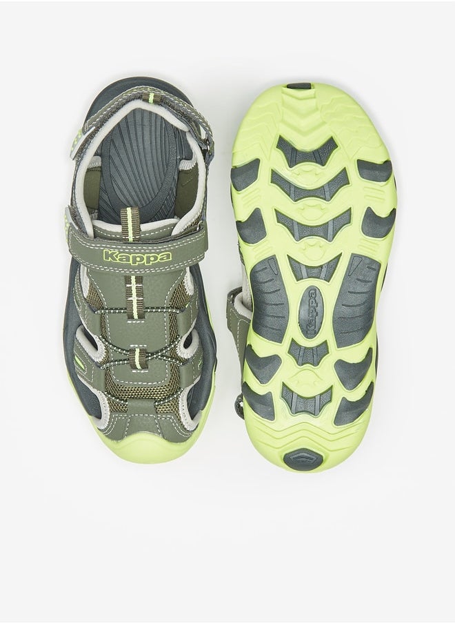 Kappa - Boys' Paneled Sandals with Hook and Loop Closure - Image 1