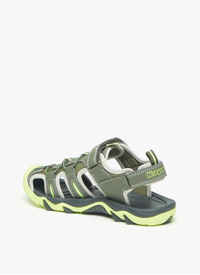 Kappa - Boys' Paneled Sandals with Hook and Loop Closure - Image 1