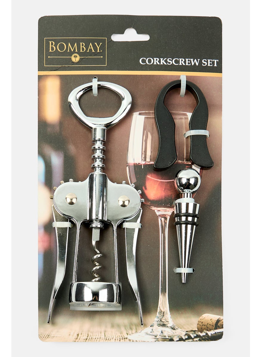 3 Pcs Corkscrew Sets, Silver - pzsku/ZB18C21A1C6C30A2CF38BZ/45/_/1737642469/e714f796-84a9-4804-b03e-c59aba91f0d7