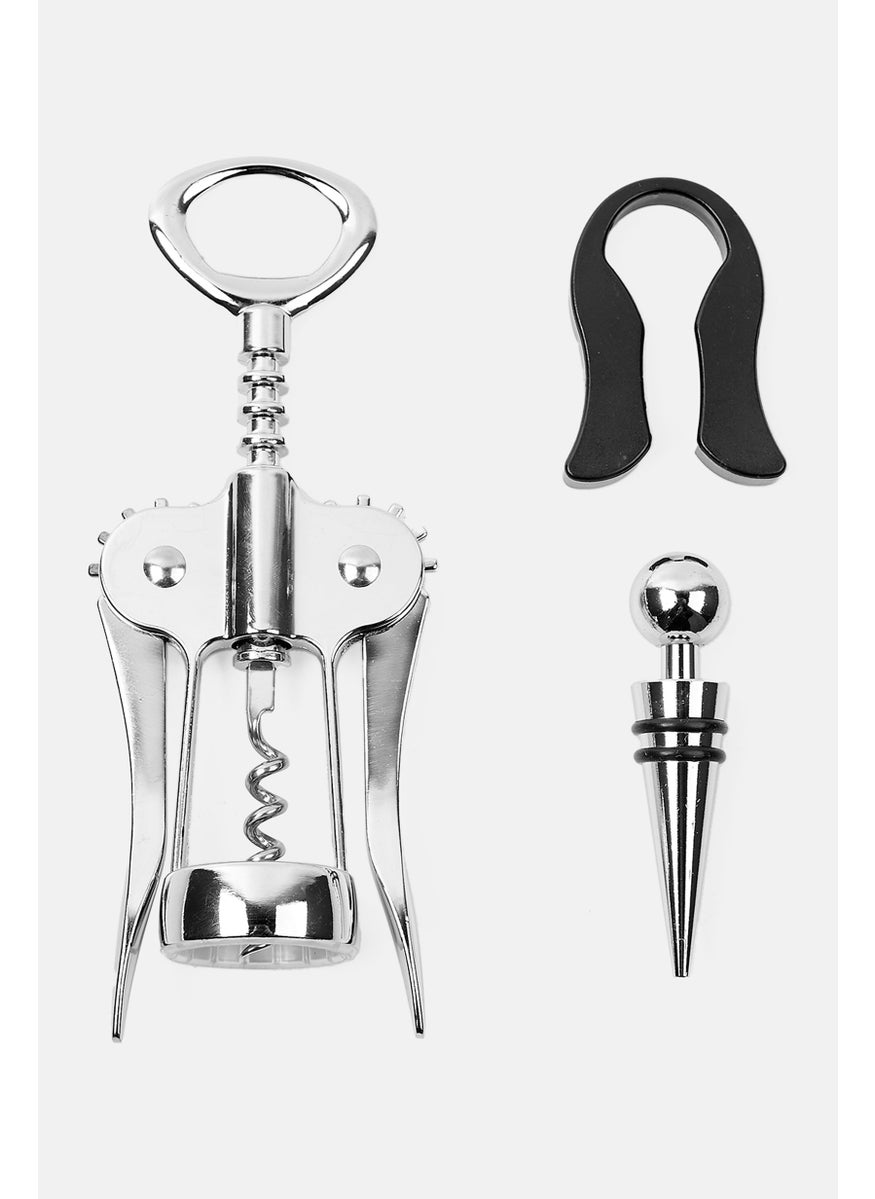 3 Pcs Corkscrew Sets, Silver - pzsku/ZB18C21A1C6C30A2CF38BZ/45/_/1737642470/11cbd7f1-bb2e-4c6e-bdd6-cf8622dfe47b