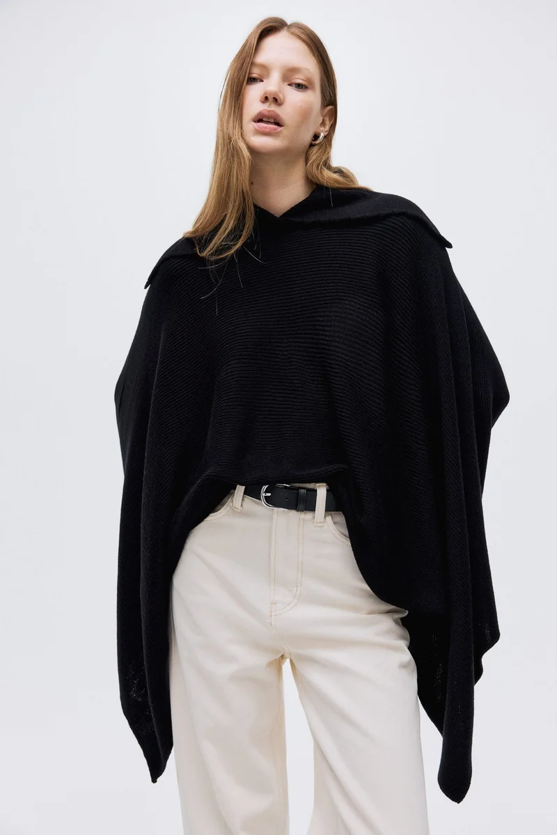H&M Rib-knit cape