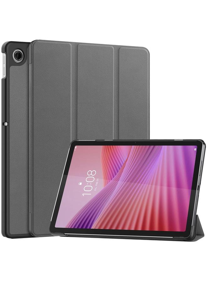 اس-توب جراب لجهاز Lenovo Tab 10.1 / K10 2nd / S10 Custer Texture جراب جلدي ذكي قابل للطي بثلاثة حاملات - Image 1