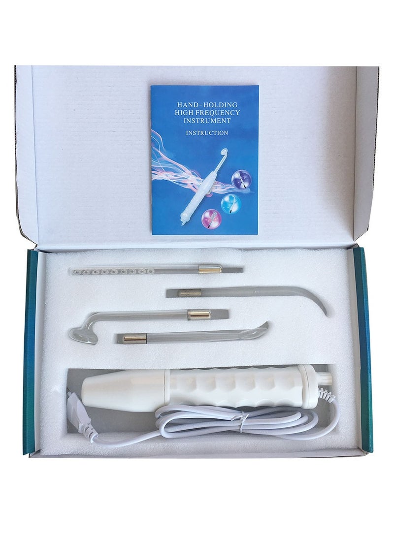High Frequency Facial Machine - Portable Handheld High Frequency Facial Stick - Electric Comb/Neon Color - Image 2