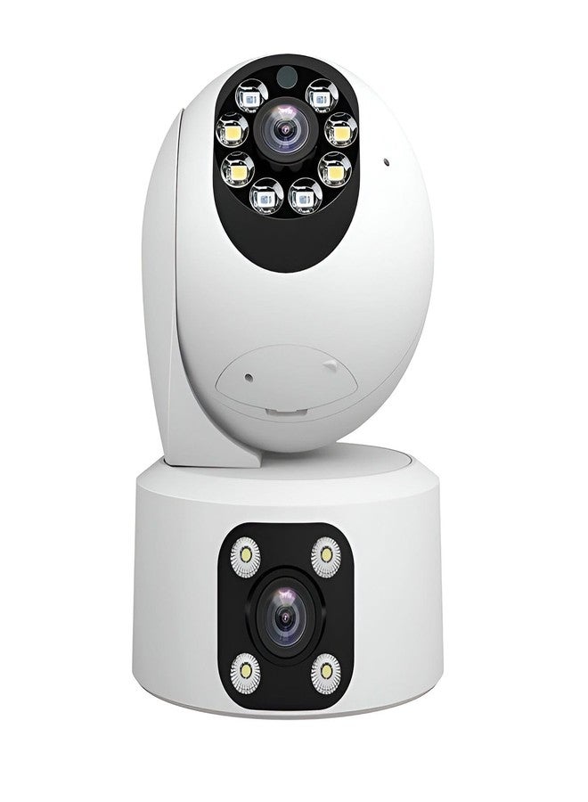 Fronix SH049 IP Camera 2 * 1080P(1920 * 1080) WiFi PTZ Indoor Camera for Wireless Security Camera System CCTV 2MP + 2MP Humanoid Tracking Smart Night Vision Dual Lens HD IP Camera (AU Plug) - Image 3
