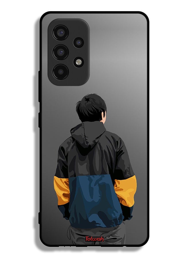 Tolwak Samsung Galaxy A53 5G Protective Case Cover Boy Portrait Art - Image 1