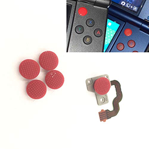 VOBRAMY Replacement Right Joystick C Stick Circle Pad Button Grip Cap Cover for New 3DS XL New 3DSLL / New 3DS 2015 - Image 2