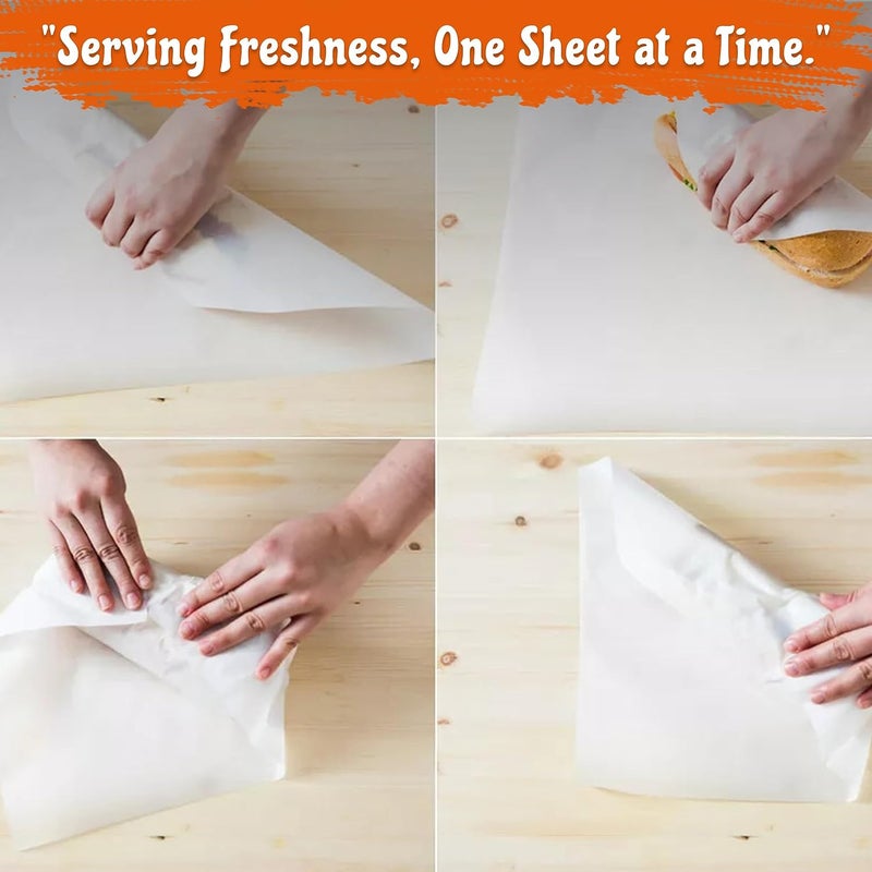Pantryware Essentials Perfect Stix Gordon choice DeliWaxPaper10-500 Deli Wax Paper, 10" x 10.75", Plain (Pack of 500) - Image 5