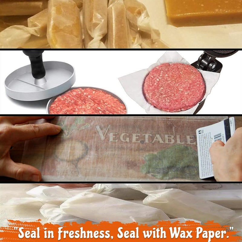Pantryware Essentials Perfect Stix Gordon choice DeliWaxPaper10-500 Deli Wax Paper, 10" x 10.75", Plain (Pack of 500) - Image 3