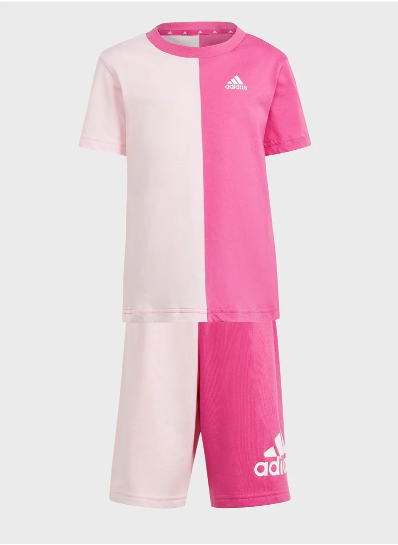 Adidas Little Kids Colorblock Set