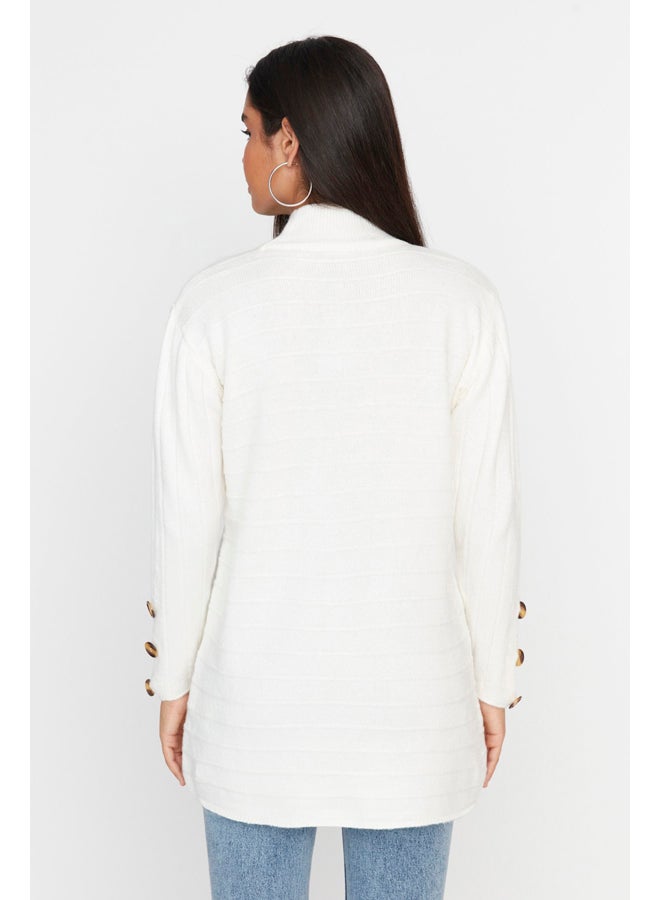 trendyol Sweater - Off-White - Relaxed - Image 5