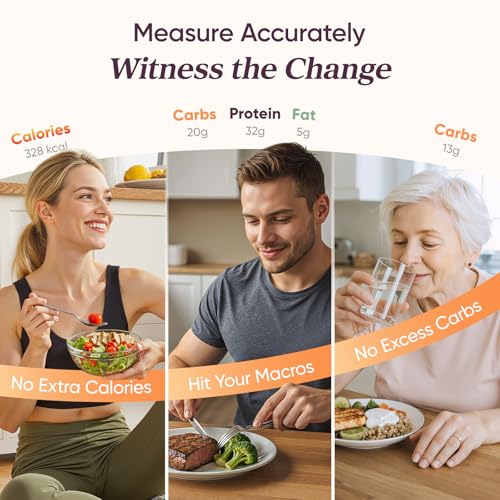 Cosori Smart Food Kitchen Scale with Nutritional Calculator, Free App for AI Scan, Calorie & Macro Tracking, Food Preload, On-Screen Nutrient Info, Personal Goals, Rechargeable, 11 lb / 5 kg - Image 3