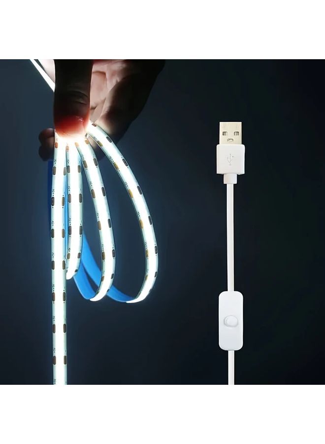 Flexible COB LED Strip Light 4000K 13 12FT With Adhesive Easy Install For Cabinet - Image 4