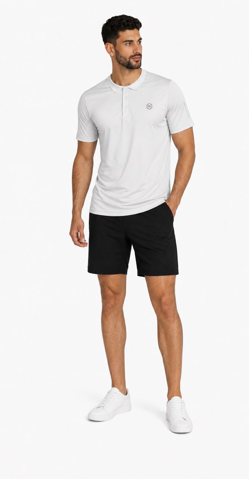 بريما إيس رجالي Polo الهواء الطلق والنشاط لاكشري White - Image 4
