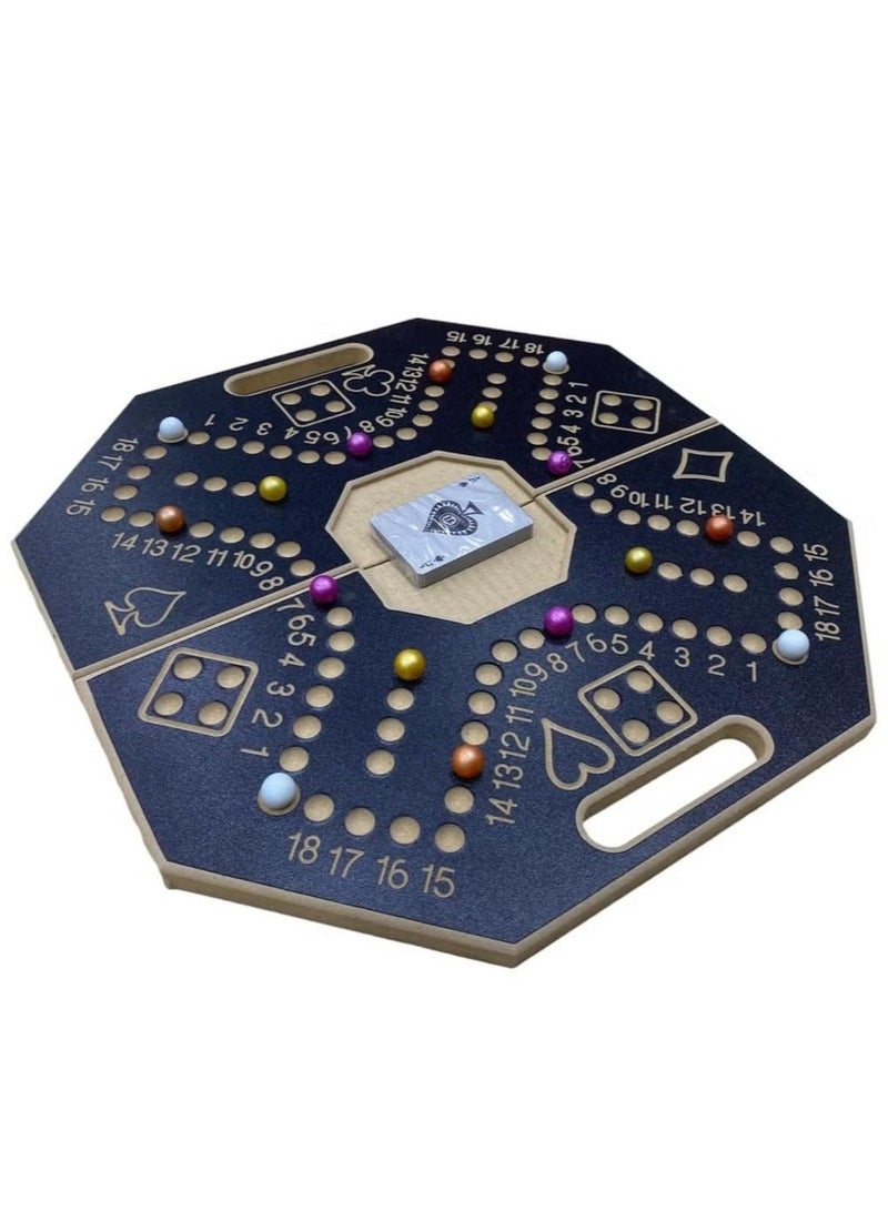 لعبة جاكارو خشبية قوية مرقمة للتخطيط الاستراتيجي 4 لاعبين - Image 5
