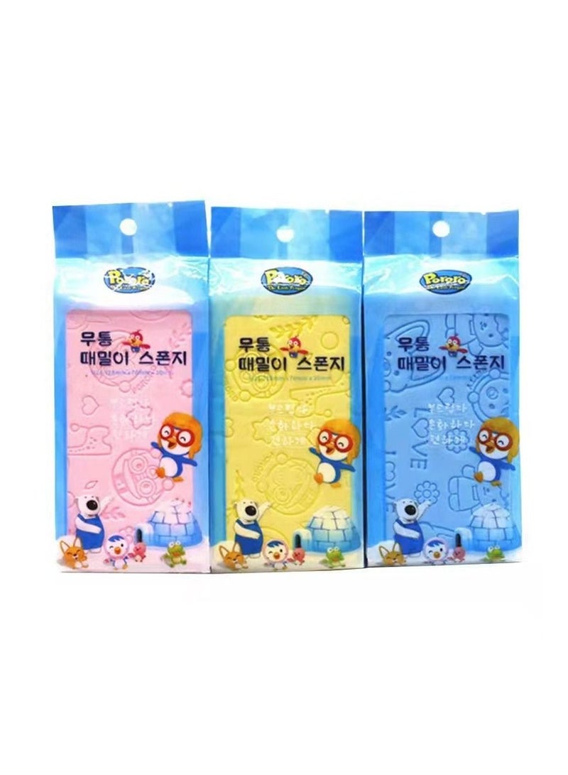 BEAUTY PLUS Ultra Soft Exfoliating Sponge Shower Brush,4PCS Bath Sponge Dead Skin Remover, Exfoliating Massager Cleaning Shower Scrubber Brush for Adults Children and Pregnant Women Reusable  - Image 2