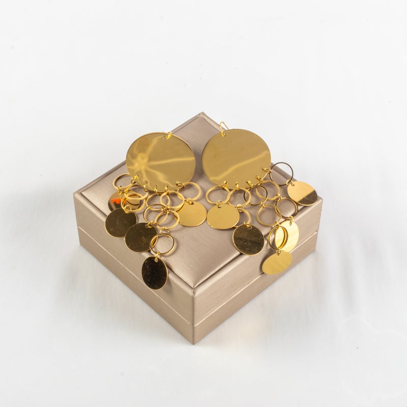 Golden Stainless Steel Earring