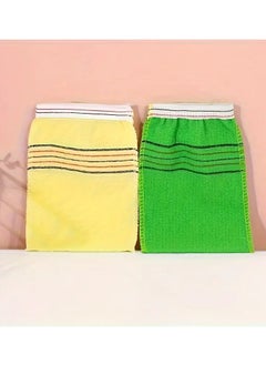 LANGMANNI Exfoliating Shower Gloves and Towel Set – Deep  - Image 5