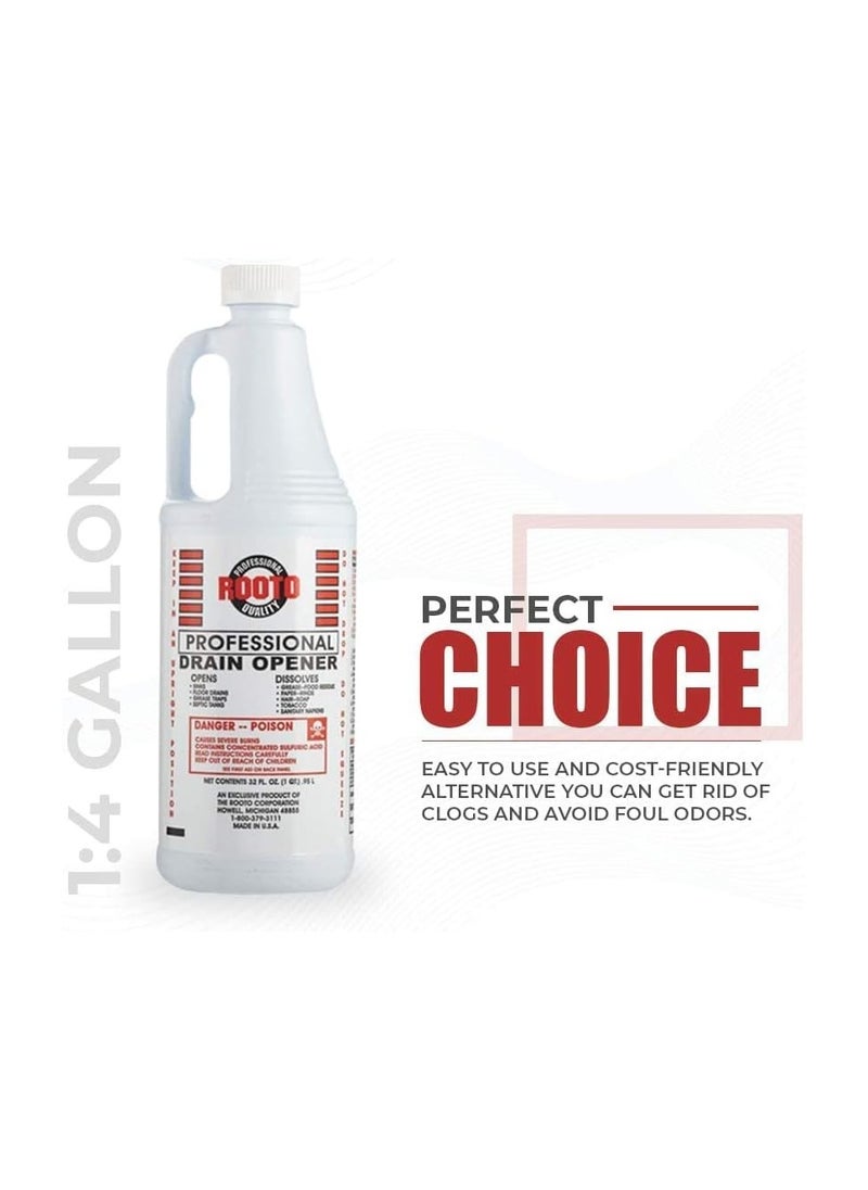 ROTO-ROOTER Rooto Professional Drain Opener 32 OZ  - Image 2