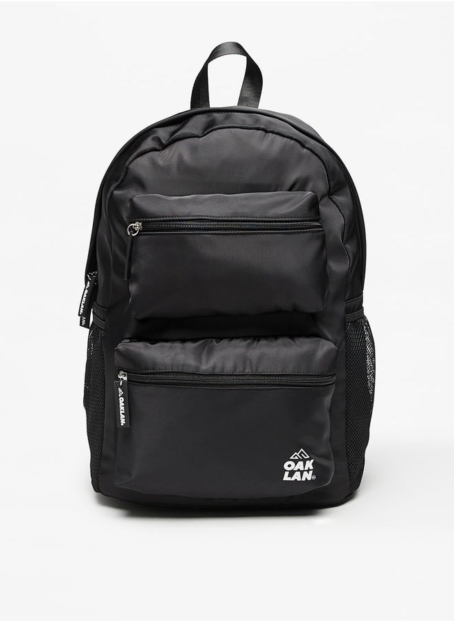 Oaklan by Shoexpress - Solid Backpack with Adjustable Straps - 42x30x16 cm - Image 1