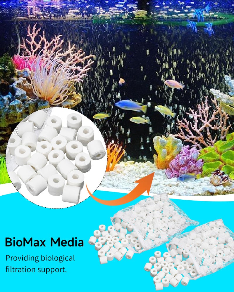 Tofcbye 28 Pcs Replacement Filter Media Kit Fit for Fluval FX2/FX4/FX5/FX6 Aquarium Filters Including 4 Media Bag, 6 Carbon Foam Pad, 4 Bio-Foam Pads, 6 Foam Block, 6 Water Polishing Pad, 2 Silicone Lube - Image 5