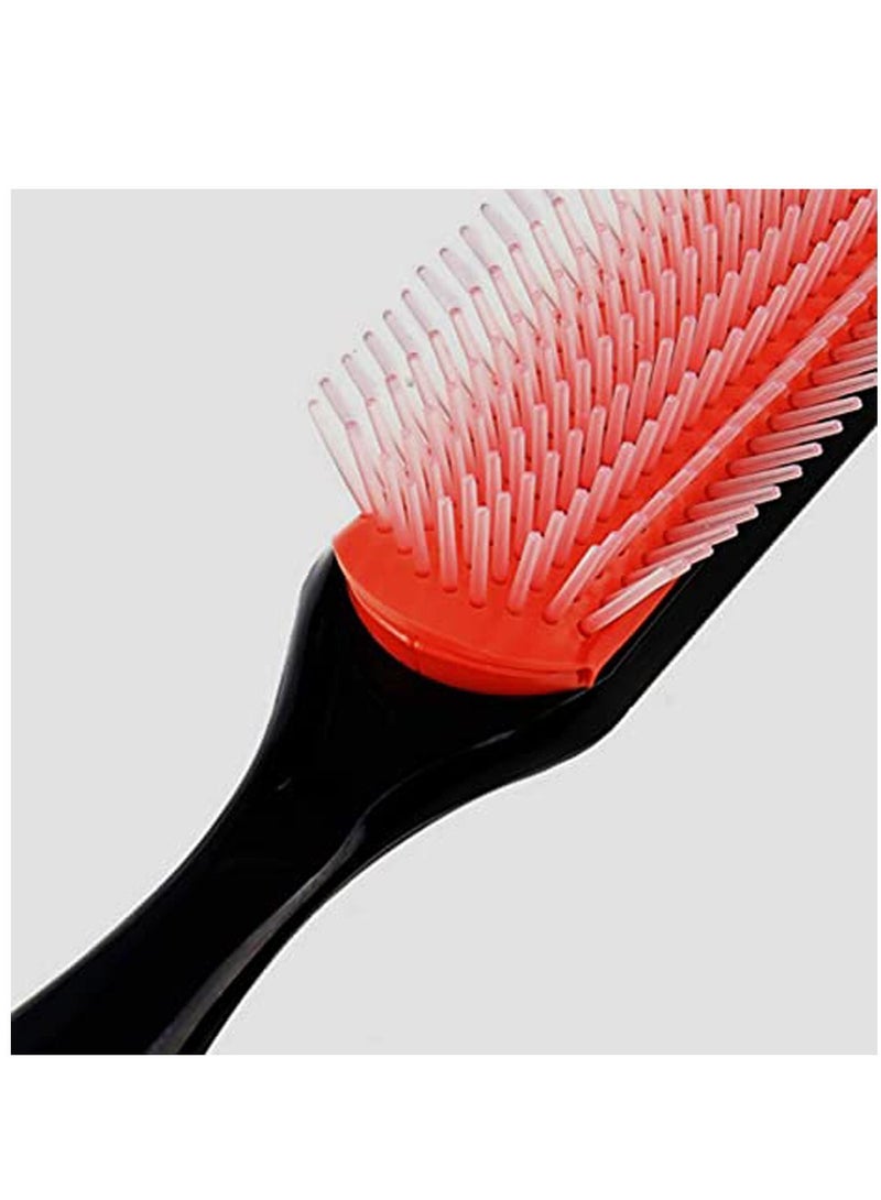 نيبمينينت فرشاة شعر للشعر المجعد الطبيعي ، مشط بلاستيكي صغير للتجفيف والشعيرات النايلون الرطب - Image 3