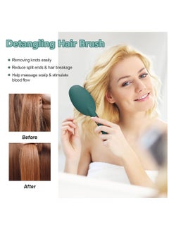 Arabest Hair Brush Set, 3pcs Hair Brush Comb with Detangling Nylon Pins, Cushion Hair Combs for Women, Men, Kids  - Image 5