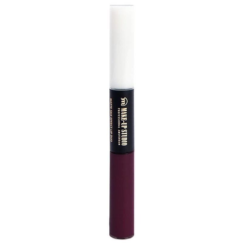 Make-up Studio Matte Silk Effect Lip Duo - Juicy Blackberry for Women - 0.1 oz Lipstick