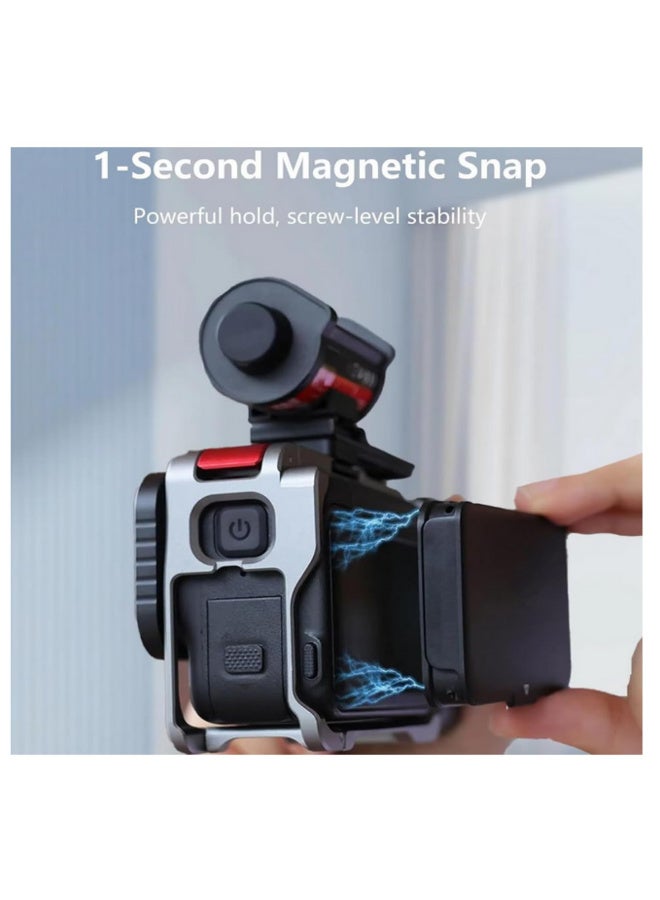 Magnetic Screen Hood For Insta360 Ace Pro Ace Pro 2 Protective Anti-Glare Sun Shade Waist-Level Viewfinder Camera Accessories only Lens Hood - Image 3