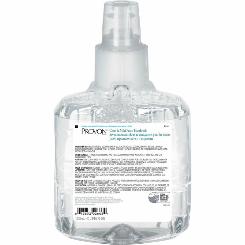 PROVON LTX12 Clear  Mild Foam Handwash