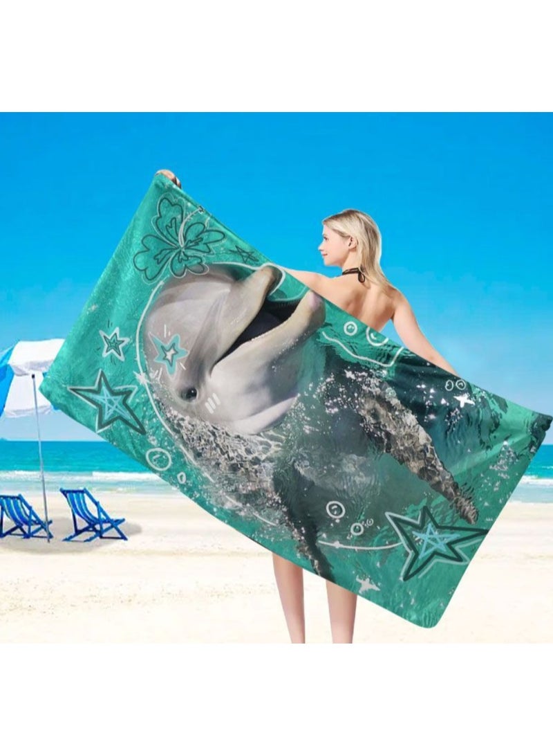 Bath Towel Beach Towel Large Thick Cotton Bath Sheets Swimming Pool Towels Absorbent 70x140 cm