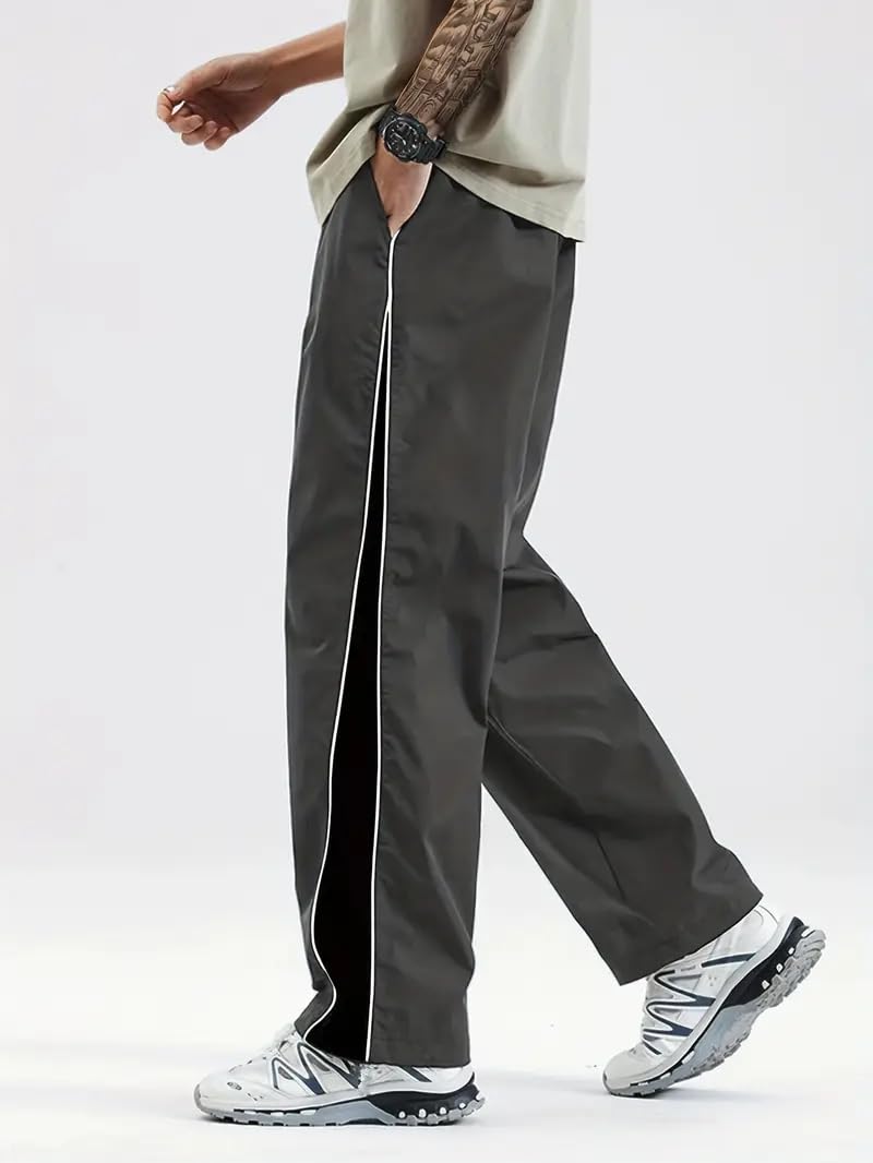 Trillion Light Fit Straight Fit Track Pant for Men | Lower for Men | Gym Trackpants Darkgrey - Image 5