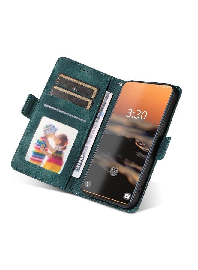 S-TOP Case For Samsung Galaxy S23 Ultra 5G Embossed Rhombus Starry Leather Phone Case - Image 4