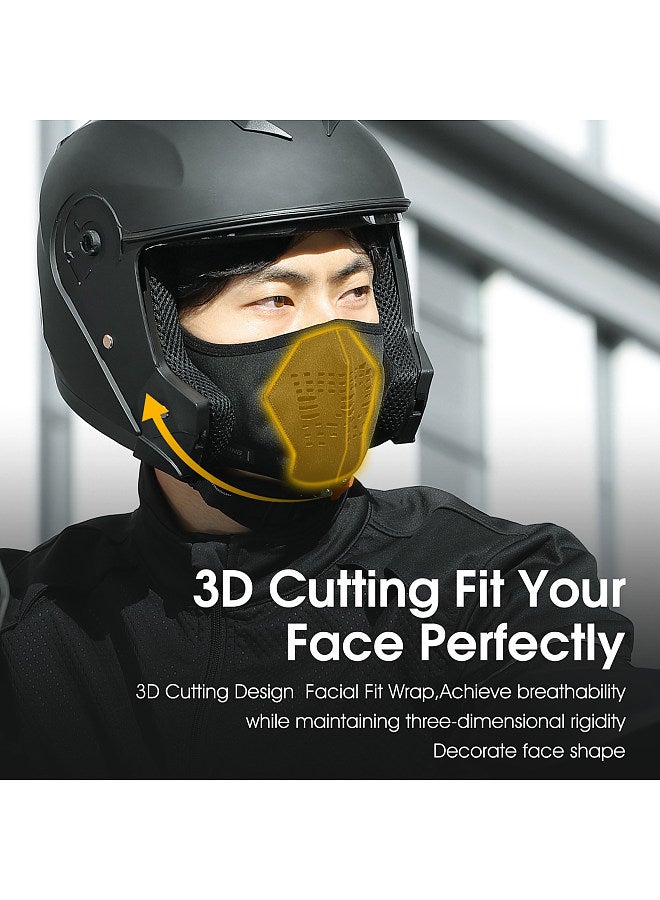WEST BIKING Winter Polar Fleece Warm Face Cap Dustproof Windproof Motorcycle Face Warmer for Cold-Day Sports Cycling Riding Running FaceMasks Face Guard - Image 4
