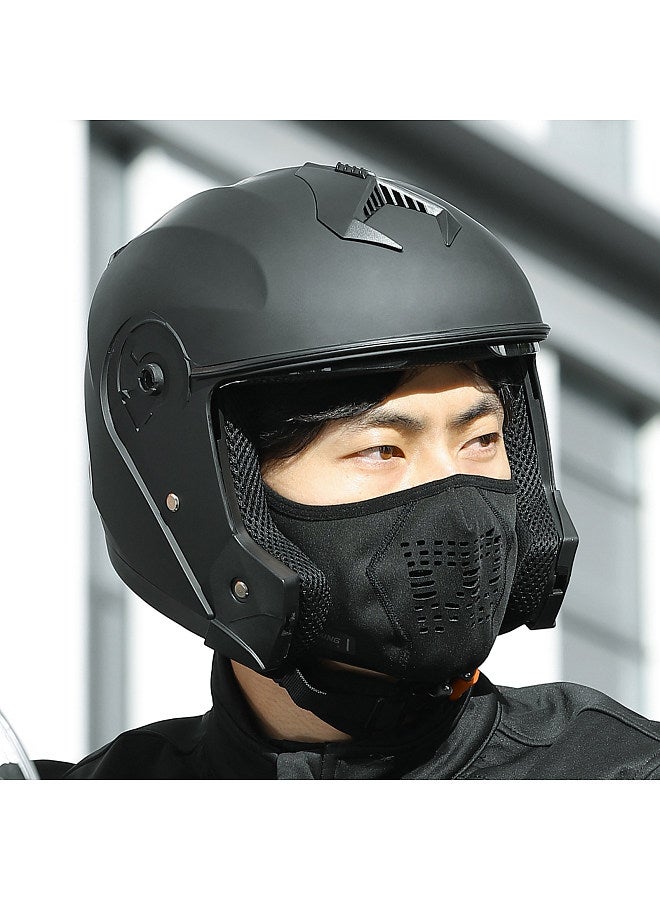 WEST BIKING Winter Polar Fleece Warm Face Cap Dustproof Windproof Motorcycle Face Warmer for Cold-Day Sports Cycling Riding Running FaceMasks Face Guard - Image 2