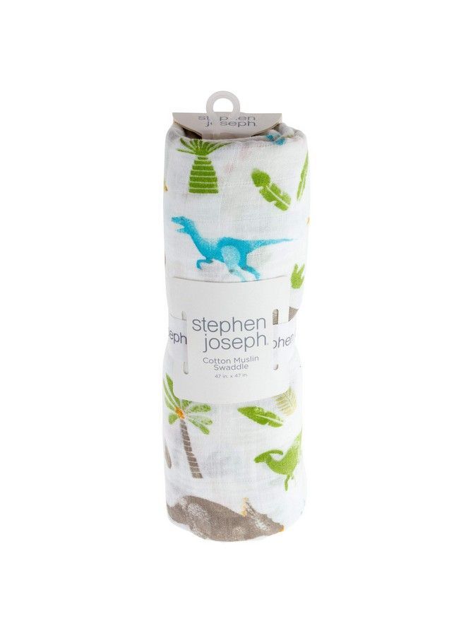 Stephen Joseph Muslin Swaddle Blanket For Baby Girls And Boys Newborn Receiving Blanket For Swaddling 100% Cotton Baby Swaddle Wrap Receiving Swaddle Wrap 47 X 47 Inches - Image 3