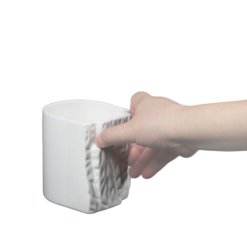 mucol Rock Climbing Mug for Rock Climbing Gifts Rock Climbing Gear for Grip Strength Training Mug Ideal as Rock Climbing Party or Bouldering Contest Gifts for Rock Climbers White Ceramic