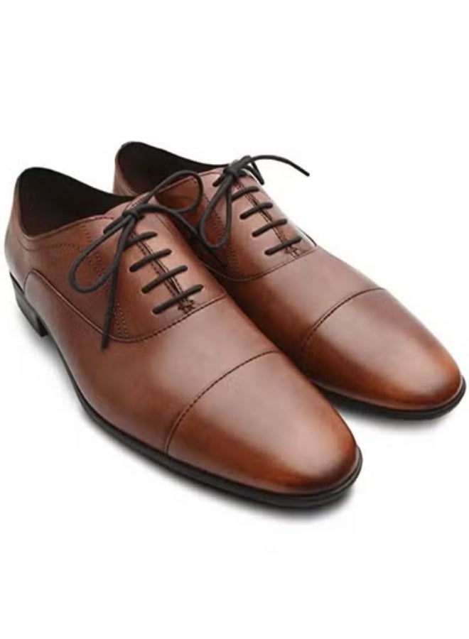 3-Pairs Waxed Round Shoe Laces (Black) - Image 4