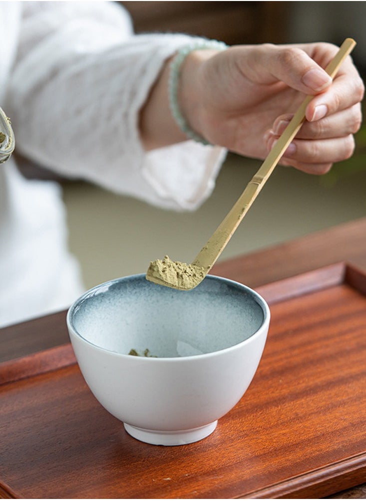 Al Aoyama Matcha Whisk Set - Matcha Whisk, Traditional Scoop, Tea Spoon. The Perfect Set to Prepare a Cup of Japanese Matcha Tea  - Image 4
