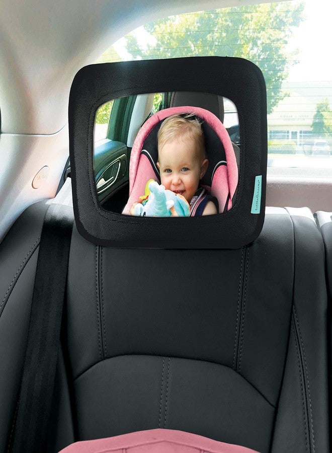 Little Chicks Rear Facing Baby Easy View Safety Mirror - Car Seat Mirror for Baby and Toddlers With Clear Wide View - Essential for Safety and Convenience - Image 2