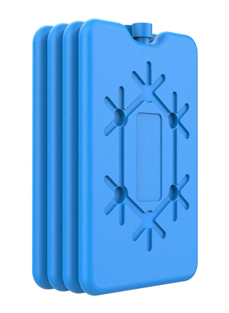 sokany 4 Pcs Ice Packs for Lunch Box, Reusable Ultra Thin Freezer Packs, Long Lasting for Coolers, Cooler Bag for Work, School, Picnic. Keep Food Fresh, Lightweight Design for Easy Carrying (Blue)  - Image 1