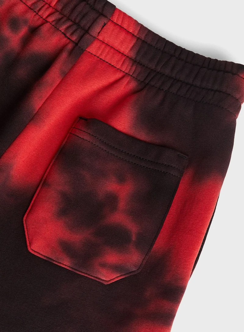 اتش اند ام Kids Printed High Waist Joggers