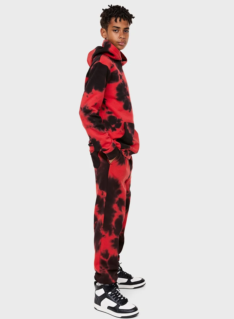 اتش اند ام Kids Printed High Waist Joggers