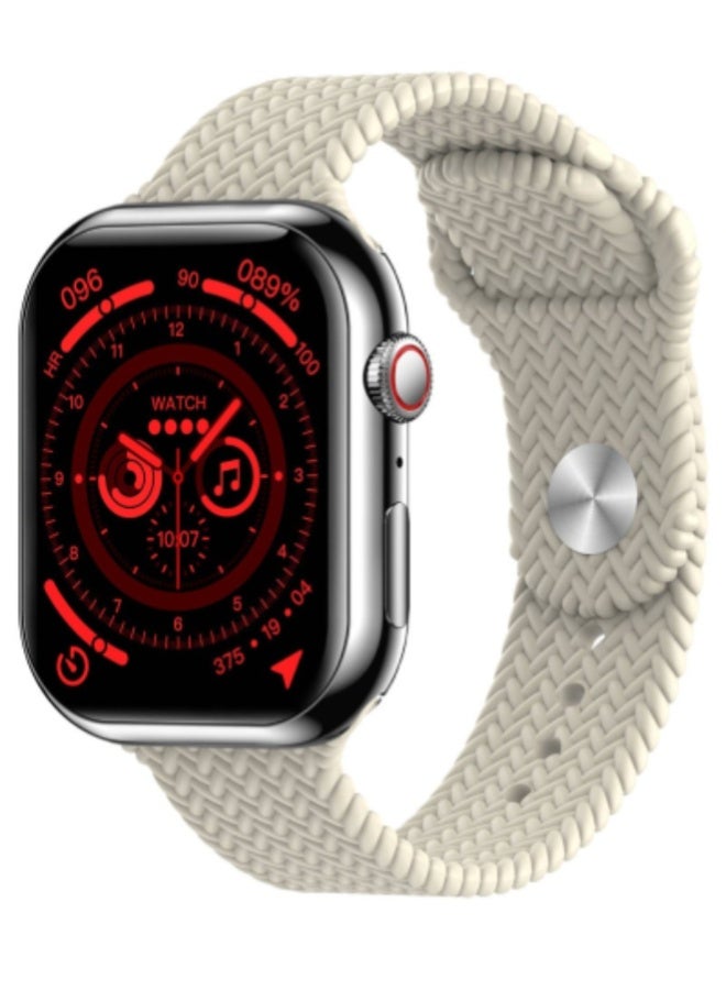 AROAQ Z81 Pro Max Smart Watch 2.1 Inch HD Display with Compass, NFC, Fitness Tracker, Bluetooth Calling, Waterproof – For Men & Women , Gray - Image 1