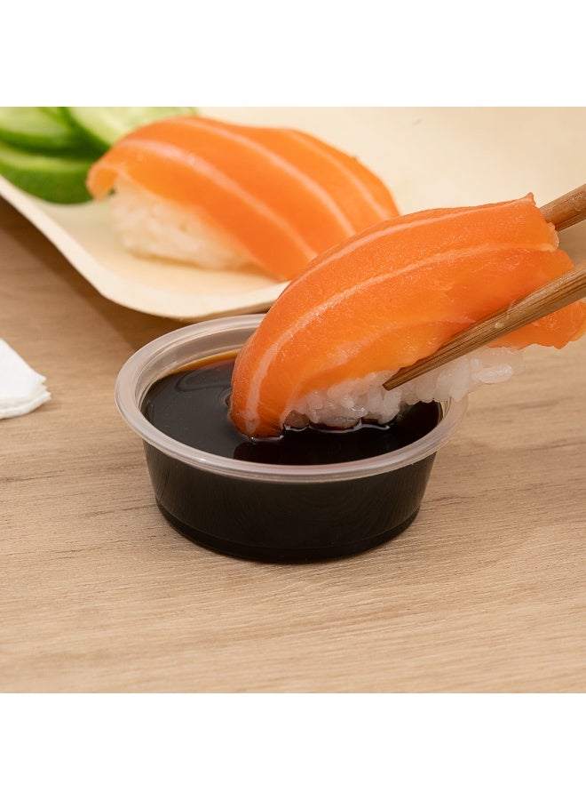 Restaurantware RW Base 1.5 Ounce Sauce Cups, 2000 Microwave-Safe Condiment Cups - Crack-Resistant, Disposable, Clear Plastic Portion Cups, For Samples, Sauces, Or Toppings, Lids Sold Separately - Image 5