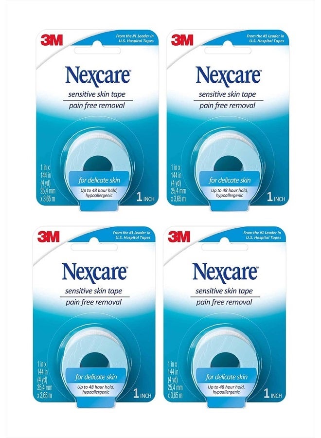 Nexcare Sensitive Skin Low Trauma Tape, 4 count - Image 1