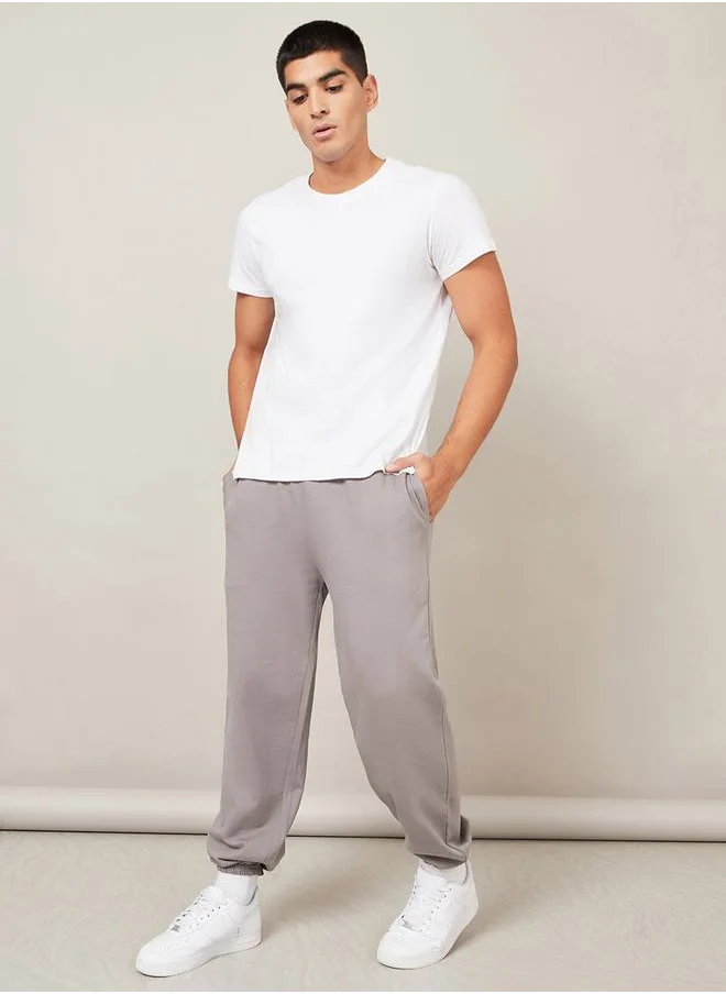 ستايلي Relaxed Fit Joggers in French Terry