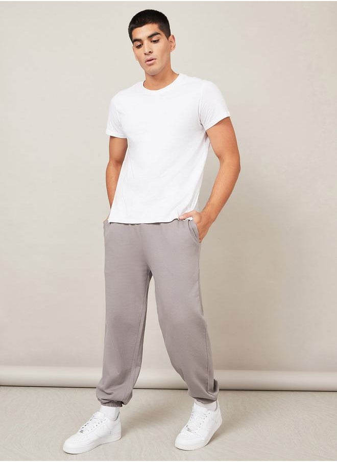 Styli - Relaxed Fit Joggers in French Terry - Image 1