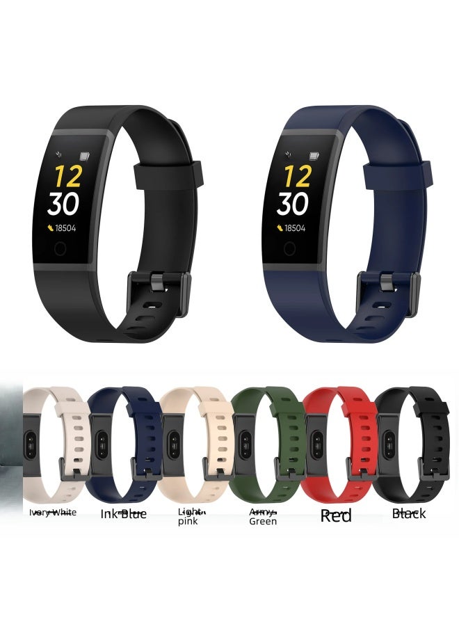 Compatible Realme Band Wristband Replacement Strap Rma199 Smart Accessories For Realme Watch Band-Color:Black - Image 3